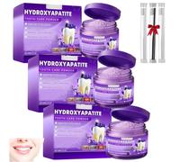 Hydroxyapatite Teeth Repair Powder,Natural Tooth Repair Mineral Powder,Tooth Strengthening,Deep Cleaning,For Teeth Enamel Protection,Fresh Breath (onesize, Fresh-3pc)