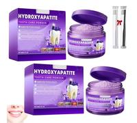 Hydroxyapatite Teeth Repair Powder,Natural Tooth Repair Mineral Powder,Tooth Strengthening,Deep Cleaning,For Teeth Enamel Protection,Fresh Breath (onesize, Fresh-2pc)