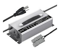 HYDTGZ Cargador de baterías de Alta Potencia de 1500 W, Cargador para baterías de montacargas de 48 V 25 A con Conector Anderson de 50 A/120 A/175 A/350 A e indicador LCD,A,120A