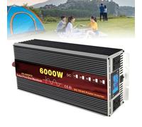 HYDTGZ Inversor de Potencia de Onda Sinusoidal Pura 3000 W, 4000 W, 5000 W 6000 W, Convertidores CC 12 V/24 V/48 V/60 V A CA 110 V/220 V Inversores Solares para Camping Doméstico,6000w,48V to 220V