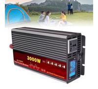 HYDTGZ Inversor de Potencia de Onda Sinusoidal Pura 3000 W, 4000 W, 5000 W 6000 W, Convertidores CC 12 V/24 V/48 V/60 V A CA 110 V/220 V Inversores Solares para Camping Doméstico,3000w,24V to 220V