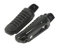 HYEBNP Estriberas for Motocicleta GSX650F, GSX 650F, GSX 1400, Pedal Trasero, reposapiés Delantero, reposapiés Trasero(Front Black)