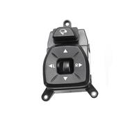 HYEBNP Interruptor de espejo retrovisor de coche for Ix35 Tucson 2010-2015 93573-2S000 negro, botón pulsador de 2 unidades, enchufe Manual, montaje empotrado de 2 vías