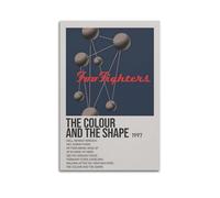 HYEDHGD MJIFEIThe Colour And The Shape by Foo Fighters - Póster de pared de arte vintage para decoración de habitación, póster estético para dormitorio, 20 x 30 cm, estilo sin marco
