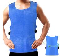 HYEIOL Chaleco refrigerante reutilizable para Hombres y Mujeres, chaqueta de refrigeración evaporativa de tejido PVA con ajuste ajustable para deportes al aire libre, senderismo y trabajo