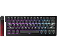Hyekit MADLIONS MAD 60 HE RGB 60% Teclado mecánico para juegos con interruptor magnético con cable con accionamiento ajustable, modo de disparo rápido, iluminación RGB de 16 millones de colores, para