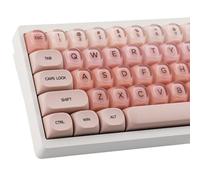 Hyekit Teclas PBT HOA Profile Liquid Foundation Lindas teclas 132 teclas semitransparentes mate Crystalsi juego de teclas para Cherry Gateron MX interruptores magnéticos teclado mecánico