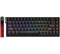 Hyekit x FGG MADLIONS MAD 68 HE RGB 60% Teclado para juegos con interruptor magnético con cable con accionamiento ajustable, tasa de sondeo de 8000 Hz, modo de disparo rápido, interruptores de efecto
