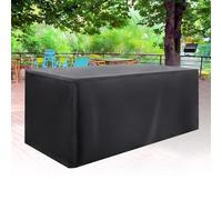 HYFBH Funda para Muebles de Jardin Impermeable 200x100x100cm/LxWxH Funda Sofa Jardin Exterior, Anti Viento Anti UV para Mesas Sillas Sofás Exterior Funda Protectoras Funda Muebles Exterior