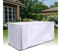 HYFBH Funda Protectora para Muebles de jardín, 120x60x150cm/LxWxH Fundas Mesa Jardin Exterior Impermeable, Anti UV Cubierta Protectora a Prueba de Viento para Muebles de Jardín Rectangular