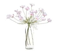 HYFEUOKF 1 Unidad de Flores Artificiales de 60 cm, Amapola Falsa, Ramo de Seda de 4 Cabezas, decoración for Bodas, hogar, habitación, jardín, Fiestas, Manualidades(Pink,3Pcs)