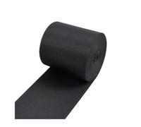 HYFEUOKF Cinta de Nailon Negra de 5 m, 10-100 mm, for Mochilas, Collares de Mascotas, Cinturones de Seguridad, Accesorios de Costura for Bolsos y Ropa(100mm)