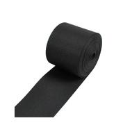 HYFEUOKF Cinta de Nailon Negra de 5 m, 10-100 mm, for Mochilas, Collares de Mascotas, Cinturones de Seguridad, Accesorios de Costura for Bolsos y Ropa(60mm)