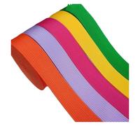 HYFEUOKF Cinta de Polipropileno de 32 mm y 100 Yardas, Multicolor, for Bolsos, Cinturones, Mochilas, Correas, Costura Artesanal, Collares for Perros y Mascotas, Correas y arnés(NO.2 32mm)