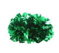 HYFEUOKF Pompones de Animadora, Pelotas de plástico portátiles for Deportes, encuentros, espíritu de Equipo, Fiestas de animación y Baile.(Green)