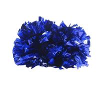 HYFEUOKF Pompones de Animadora, Pelotas de plástico portátiles for Deportes, encuentros, espíritu de Equipo, Fiestas de animación y Baile.(Blue)