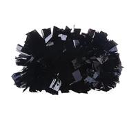 HYFEUOKF Pompones de Animadora, Pelotas de plástico portátiles for Deportes, encuentros, espíritu de Equipo, Fiestas de animación y Baile.(Black)