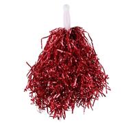 HYFEUOKF Pompones de animadoras for competición Deportiva de Baile, Bola de Flores for Partido, 1 Unidad(Red)