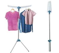 Hyfive Tendedero plegable para ropa interior y exterior, de un solo nivel