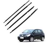 HYFQCD Compatible con Toyota Verso 2011-2016, 4 Piezas de burletes para Puertas y Ventanas de Coche, Kit de Correa de Sellado para molduras de Ventanas,A