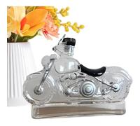 HYFZXWX Decantador de Motocicleta, Vidrio Reutilizable con Diseño de Motocicleta - Botellas de Vino | Regalo para Cumpleaños, Padre, Hombres, Mujeres, Adultos, Licor, Cócteles y Navidad botella/A/S
