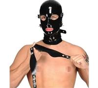 HYFZXWX SM Juego de sexo erótico SM Fetish Sex Toy para mujeres, hombres, parejas, máscara de travesti, SM Bondage Sex Mask para hombres y mujeres, gorro fetiche, máscara de entrenamiento de esclavos