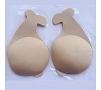 HYFZXWX Sujetador Push Up de Silicona Sujetador invisible sin tirantes para vestido de novia Reutilizable Sticky Breast Lift Up Bras Nipple Pads Cómodo/skin dolphin/M