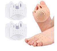 Hyger Silicone Toe Separators for Women,Hyger Toe Separators,2025 New Hygger Toe Separators for Men Dan Women, Thickened Center of Foot for Shock Absorption,Breathable, Soft (2PCS White)