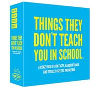 Hygge Games: Cosas que no te enseñan en la escuela, juego de trivia para fiestas, azul, 1 unidad