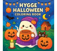 Hygge Halloween Coloring Book: Big and Easy Cozy Activity Book for Toddlers and Kids - Spooky Ghost Fun