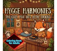 Hygge Harmonies Coloring Book for Adults: The Cozy Fox DJ's Attic Tracks: Bold and Easy Designs for Stress Relief, Mindfulness, and Relaxation (Cozy Moments Coloring Books)