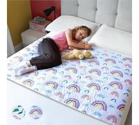 Hygge Sheets Protector de cama impermeable para niños y adolescentes, apto para camas individuales y juveniles de hasta 140 cm de ancho, transpirable, lavable, protector de colchón para incontinencia