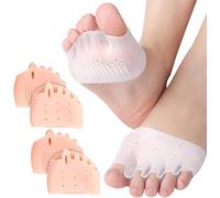 Hyggear - Separadores de dedos de silicona para mujer, corrector de juanetes, separadores de dedos de silicona para realinear los dedos torcidos, espaciadores antideslizantes para dedos superpuestos