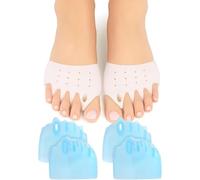 Hyggear Separadores de dedos de silicona - Separadores de dedos Hygear 2025 para correctores de pies superpuestos, separadores de dedos suaves y transpirables para hombres y mujeres (azul)