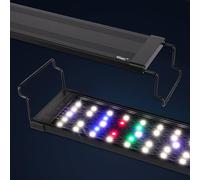 Hygger 15W Lampara Aquarium, Day-Night Dual Timer LED Luz Acuario, Iluminación para Acuario Adjustable Timer Brightness 9 Colors Fish Tank Light de 30-45cm Tanks