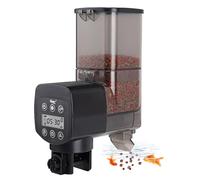Hygger Alimentador Automatico Acuario, 350ml Auto Feeder Fish con LCD Display Controller for Weekend Holiday(Battery Not Included)