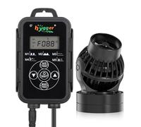 Hygger Bomba de Circulación Acuario,6W Bomba de Flujo para Acuario con Magnético Potencia Cabezal,5670LPH Wave Maker Aquarium con Externo Controlador for 75-380L Freshwater and Marine Reef Aquariums