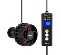 hygger Bomba de Flujo de Acuario 8000LPH Creador de Olas de Acuario,12W DC Bomba de Circulación para Acuarios 4 Modos de Onda para Pecera 189-450L