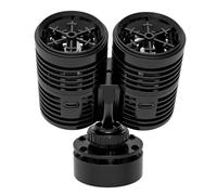 hygger Bomba sumergible de circulación de acuario de 1585 GPH para peceras de 40 a 80 galones, cabezal de potencia dual con soporte magnético, rotación de 360°, para agua dulce y salada