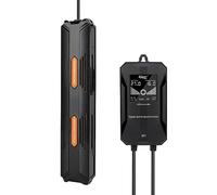 Hygger Calentador de Acuario, Calentador de Agua Acuario 800w Ajustable Calentador Rápido para con LCD de Externo Regulador de Temperatura Digital para Tanque de Peces de 490-980L
