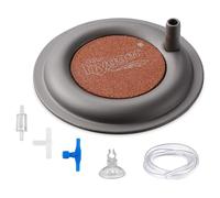 Hygger Difusor de Burbujas Acuario con Manguera de Aire, Piedras de Aire para Acuario, Kit de Fish Tank Bubbler Air Stone for Aquarium Silent(6.5CM)