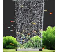 Hygger Difusor de Burbujas Acuario, Kit de Piedras de Aire para Acuario, Fish Tank Bubbler Air Stone for Aquarium Silent con Manguera de Aire for Freshwater Saltwater (15cm)