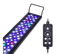 hygger Iluminación Led para Acuario,48W Luz Acuario Plantado, Fish Tank Light de Peces de Brillo Ajustable con 5 Timmer Configuraciones de 120-132cm Tanks