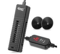 Hygger Mini Sumergible Aquarium Heater, 100W Calentador de Acuario con Digital Display, Adjustable Temperatura Controlador Fish Tank Heater for 38-57L Betta Turtle Tanks