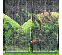 hygger Oxígeno acuario, piedra de aire para acuario, 25 cm, 2 unidades, tiras de burbujas de oxígeno, difusor de piedras para acuario, con manguera de aire para agua dulce y agua salada