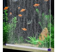 Hygger Piedra Difusora Acuario, 55CM Kit de Piedras de Burbujas Acuario, Fish Tank Bubbler Air Stone for Aquarium Silent con Manguera de Aire for Freshwater Saltwater