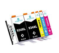 Hyggetech 934XL 935XL Cartuchos Compatibles para HP 934XL 935XL, Pack de 5