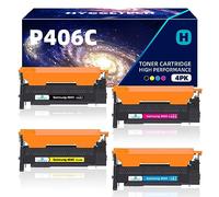Hyggetech CLT-406S CLT-P406C Cartucho de tóner Compatible para Samsung CLT-406S CLT-K406S CLT-P406C para Samsung Xpress C460W C460FW C410W CLP-360 CLP-360N CLP-365 CLP-365W CLX-3300 CLX-3305