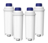 Hyggetech Filtro de Agua, Reemplazo para Filtro DLSC002, Compatible con Cafeteras De'Longhi Dinamica, Magnifica S, ETAM Autentica EPAM y Serie ECAM, Eletta Explorer (Paquete de 4)