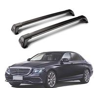 HYGGLY Coche Baca Portaequipajes Barra Transversal para Mercedes Benz E-Class W212 4-dr Sedan 2009-2016, Aluminio Barra De Techo Bacas Vehículos Carga Transporte Turismo Accesorios,Black/a
